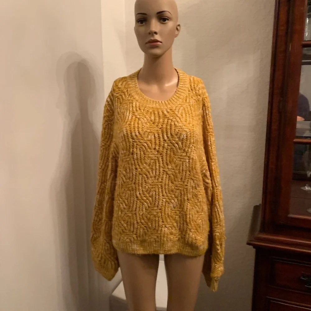 TOPSHOP YELLOW KNIT SWEATER - Picture 8 of 13